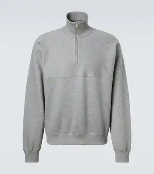 Jil Sander | Cotton terry half-zip sweatshirt