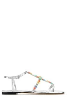 Jimmy Choo | Jimmy Choo Flower Embellished Sandals