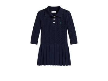 Ralph Lauren Mini-Cable Polo Sweater Dress (Infant)