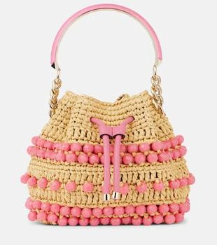 Jimmy Choo | Bon Bon Small beaded bucket bag