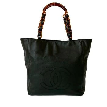 Chanel | Grained Calfskin Handbag Tote Bag (Pre-Owned)