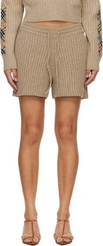 Burberry | Beige Wool Shorts