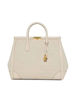 Dolce & Gabbana | Marlene Textile & Leather Handbag