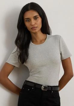 Women's Stretch Cotton Crewneck Tee