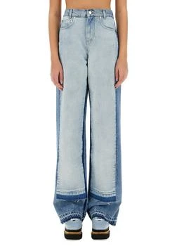 Stella McCartney | Stella McCartney Contrast Panel Straight Leg Jeans