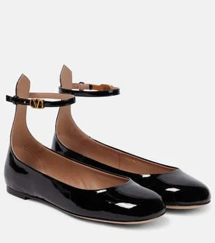 Valentino | Tan-Go patent leather ballet flats
