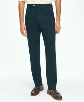 Regular Fit Cotton Seersucker Pants