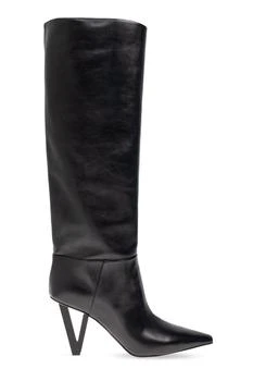 Versace | Versace Pointed-Toe Heeled Boots