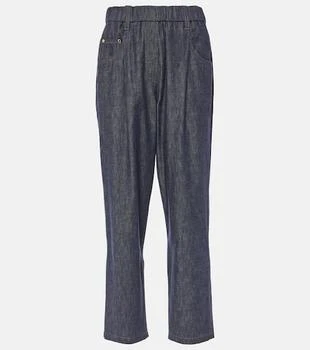 Brunello Cucinelli | Mid-rise slim jeans