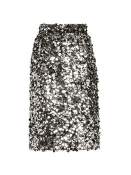 Dolce & Gabbana | Paillettes Stretch Pencil Skirt