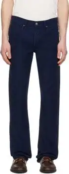 Tom Ford | Navy Moleskin Straight Fit Trousers