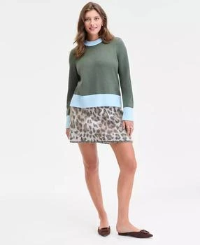 Women's Long Sleeve Crewneck Sweater, Macy's Exclusive