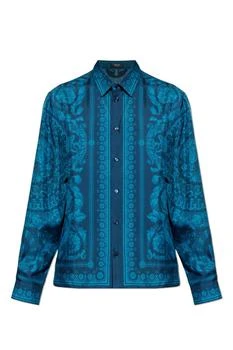 Versace | Versace Barocco-Printed Long-Sleeved Shirt