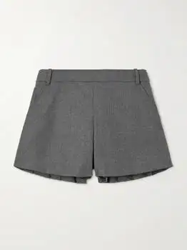 Tom Ford | Pleated Brushed Wool-twill Shorts  - IT46