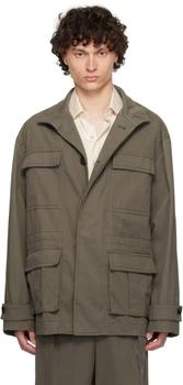 Salvatore Ferragamo | Taupe Saharan Jacket