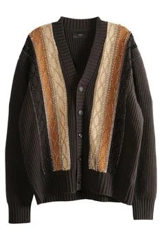 AMIRI | Amiri Embellished Striped Cardigan