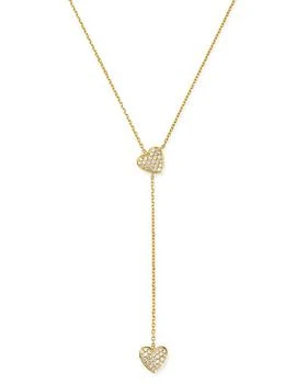Bloomingdale's | Diamond Heart Y Necklace in 14K Yellow Gold, 0.25 tcw