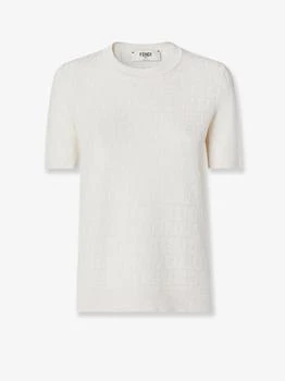 Fendi | Cotton blend T-shirt with all-over FF logo