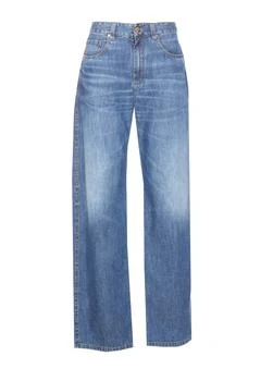 Brunello Cucinelli | Brunello Cucinelli Logo Patch Boyfriend Jeans