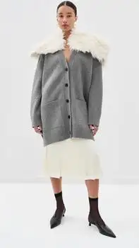 Jil Sander | V Neck Mid Length Cardigan