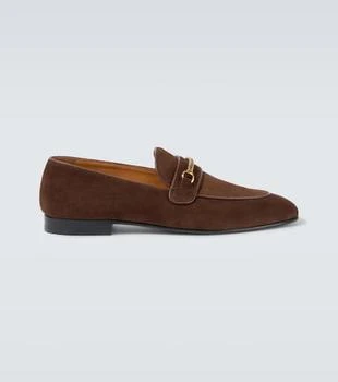 Tom Ford | Liam chain-detail suede loafers
