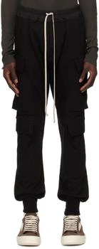 Rick Owens | Black Porterville Mastodon Megacargo Pants