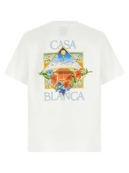 Casablanca Casablanca Flower Court Icon Print T-Shirt