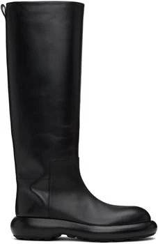 Jil Sander | Black Pull-Loop Boots