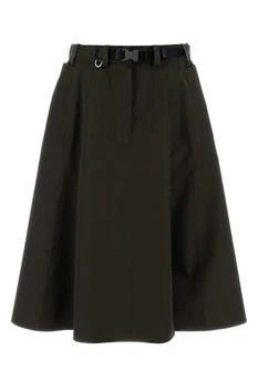Prada | Prada Belted Midi Skirt