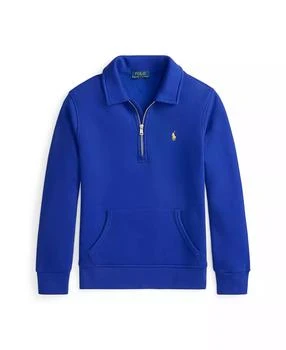 Big Boys Fleece Quarter-Zip Pullover Sweatshirt