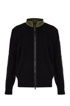 Moncler | Moncler Logo Patch Zip-Up Cardigan