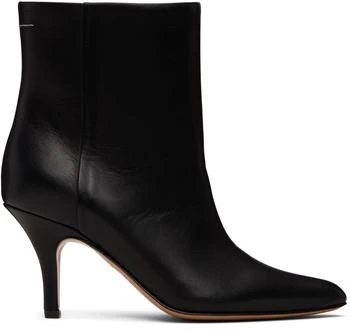 MM6 | Black Architype Ankle Boots