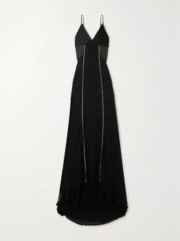 Givenchy | Embellished Silk-satin, Silk-chiffon And Silk-lace Gown