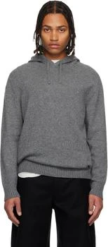 Givenchy | Gray Cashmere Knit Hoodie