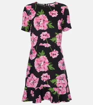 Stella McCartney | Iconic floral ruffled silk minidress