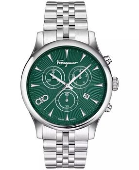 Salvatore Ferragamo | Men's Swiss Chronograph Duo Stainless Steel Bracelet Watch 42mm