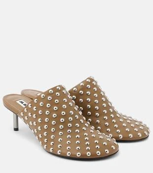 Jil Sander | Studded leather mules