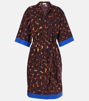 Dries Van Noten | Printed cotton poplin shirt dress