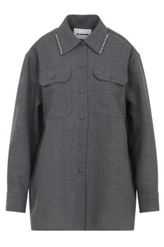 Jil Sander | Jil Sander Studded Long-Sleeved Shirt