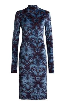ETRO | Etro Printed Crepe Midi Dress - Moda Operandi