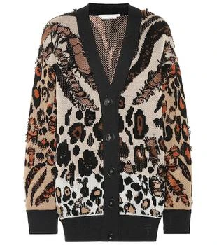 Stella McCartney | Animal-jacquard cardigan