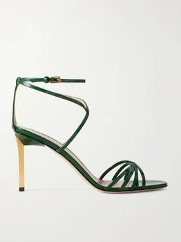Tom Ford | Ida Patent-leather Sandals - Emerald - IT36