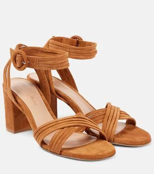 Gianvito Rossi | Lianne criss-cross 70 suede sandals
