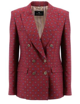 ETRO | Etro Double Breasted Graphic Printed Blazer