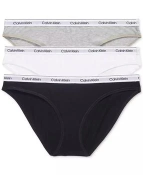 Calvin Klein Women
s Modern Logo Bikini Underwear 3-Pack QD5207