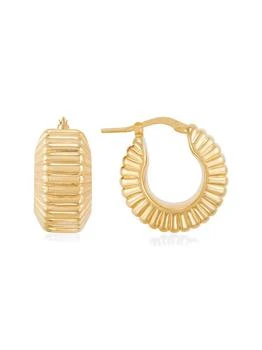 Saks Fifth Avenue | 14K Yellow Gold Hoop Earrings