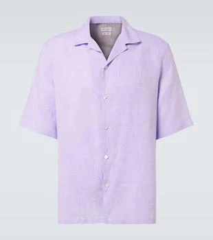 Brunello Cucinelli | Linen bowling shirt
