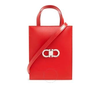 Salvatore Ferragamo | Double Gancini Mini Leather Tote Bag