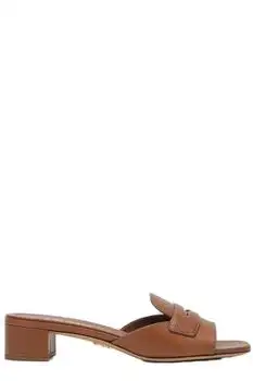 Prada | Prada Logo-Detailed Slip-On Sandals