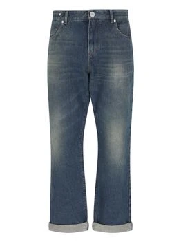 Balmain | Balmain Belt-Looped Straight-Leg Jeans
